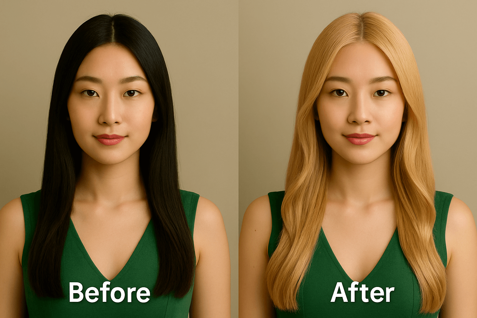 Instantly Try on Classic Blonde Hair Shades