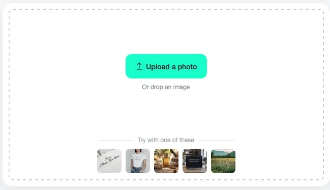 Upload your image to start removing unwanted text easily.