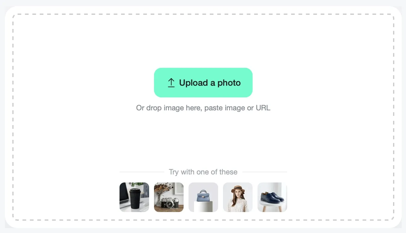 AI instantly identifies subjects in your image, preparing multiple new background options seamlessly.