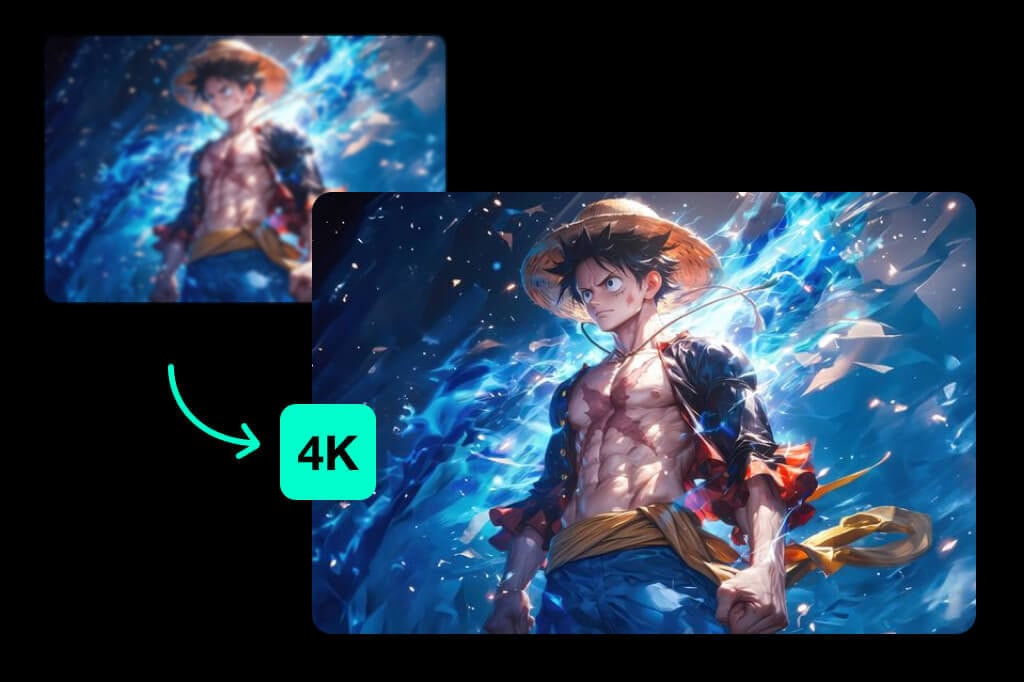 Increase Anime Photo Resolution to 4K for Wallpaper