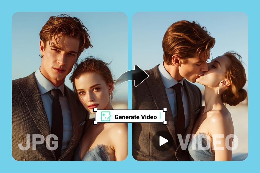 Turn Your Photos into Romantic French Kiss Videos with AI