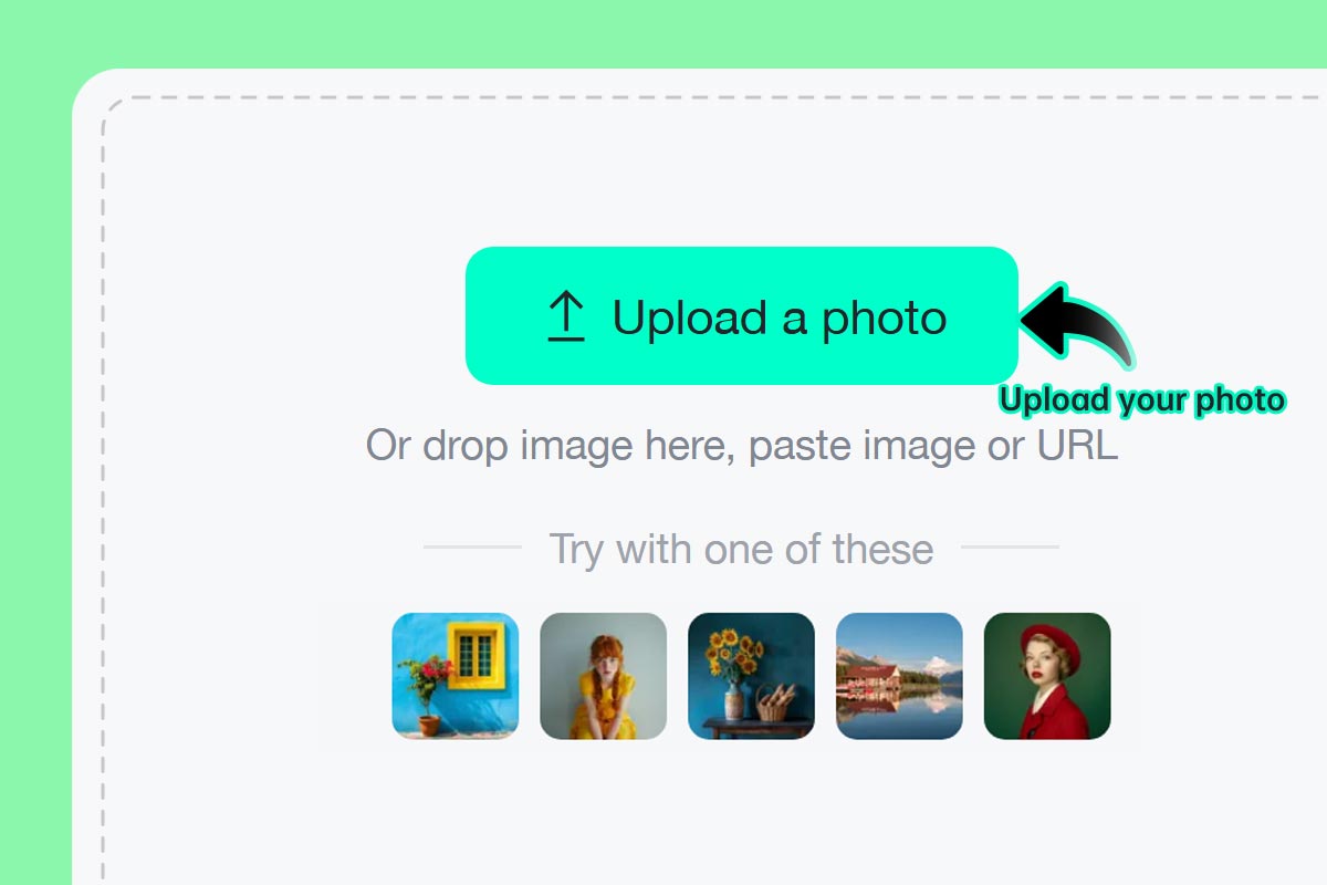 Step 1: Upload Your Photo
