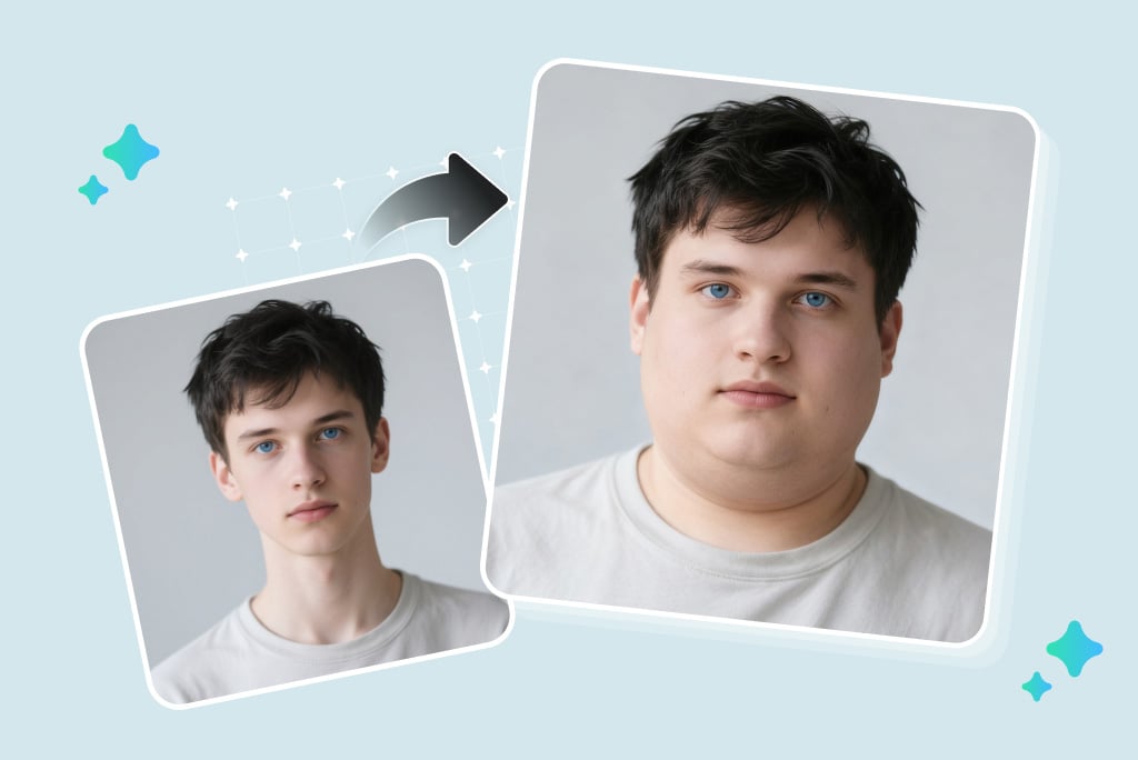 Add a Realistic Fat Face Filter to Your Photo in One Click