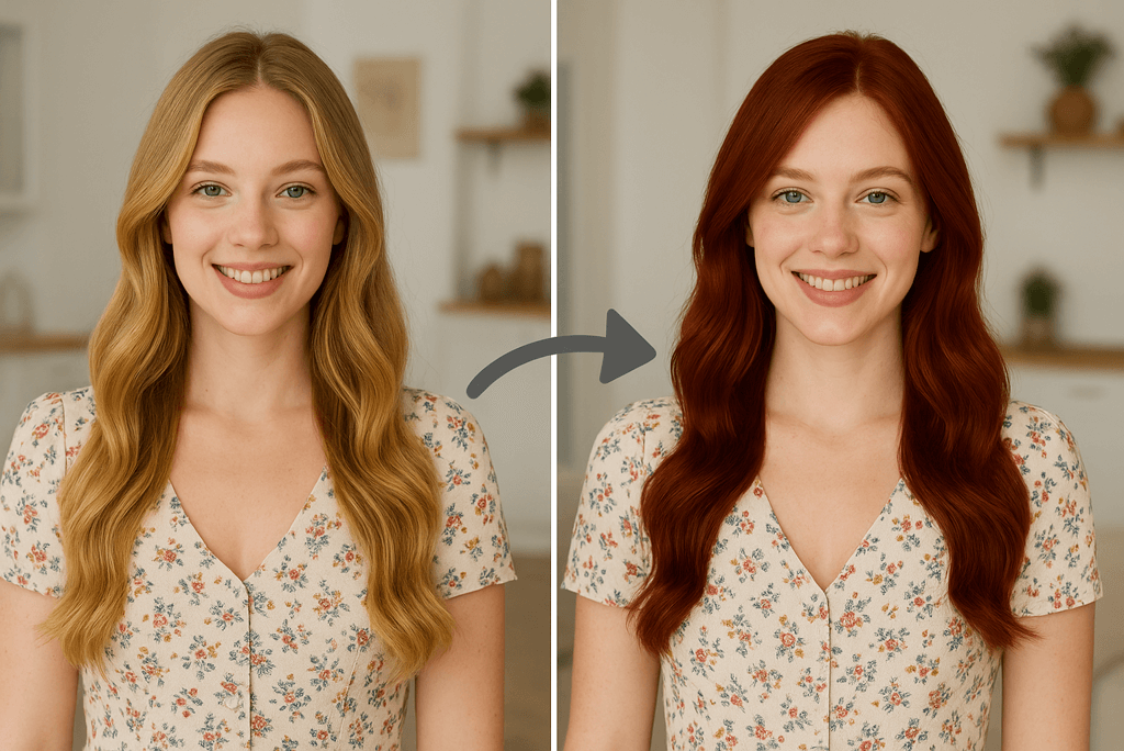 Try Red Hair Filter Online – Stunning Red Hair look to Reality