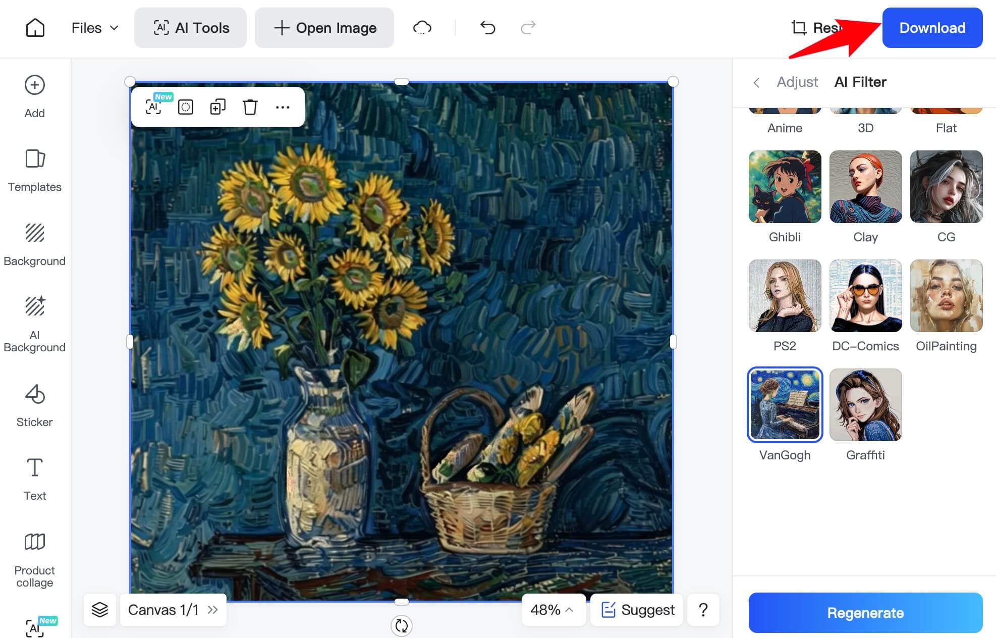 download your van gogh painting