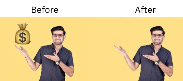 Quickly erase stickers, emojis, or overlays from memes and screenshots for clear images.