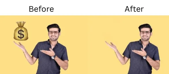 Quickly erase stickers, emojis, or overlays from memes and screenshots for clear images.