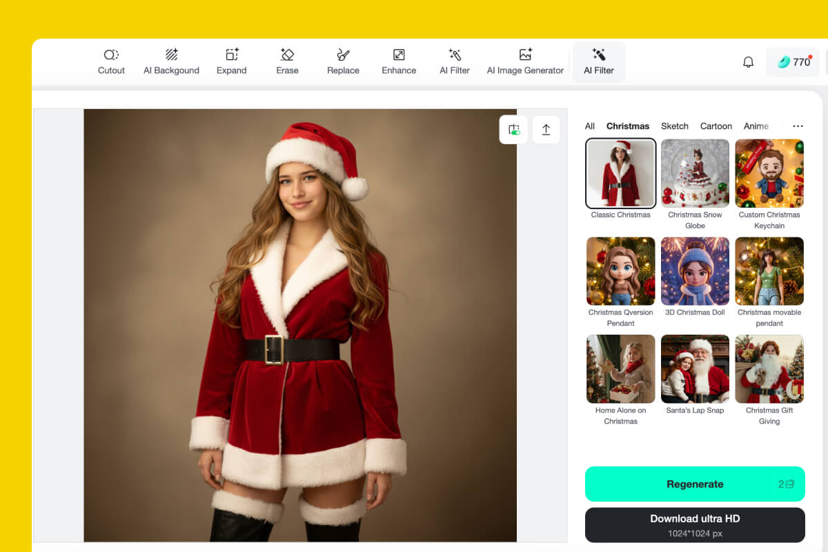 Generate Christmas Photo