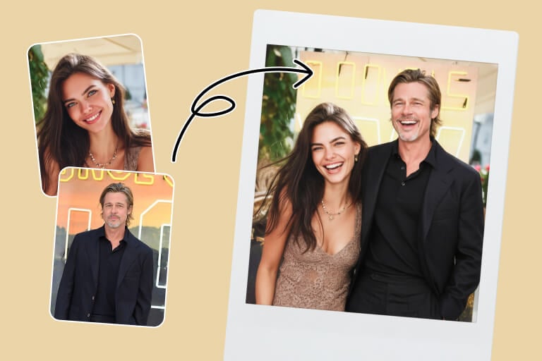 Generate Polaroid Photos with Celebrities Generate Polaroid Photos with Celebrities