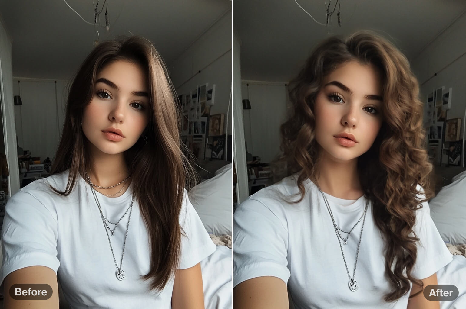 Virtually Try on Women's Perm Hairstyles with AI