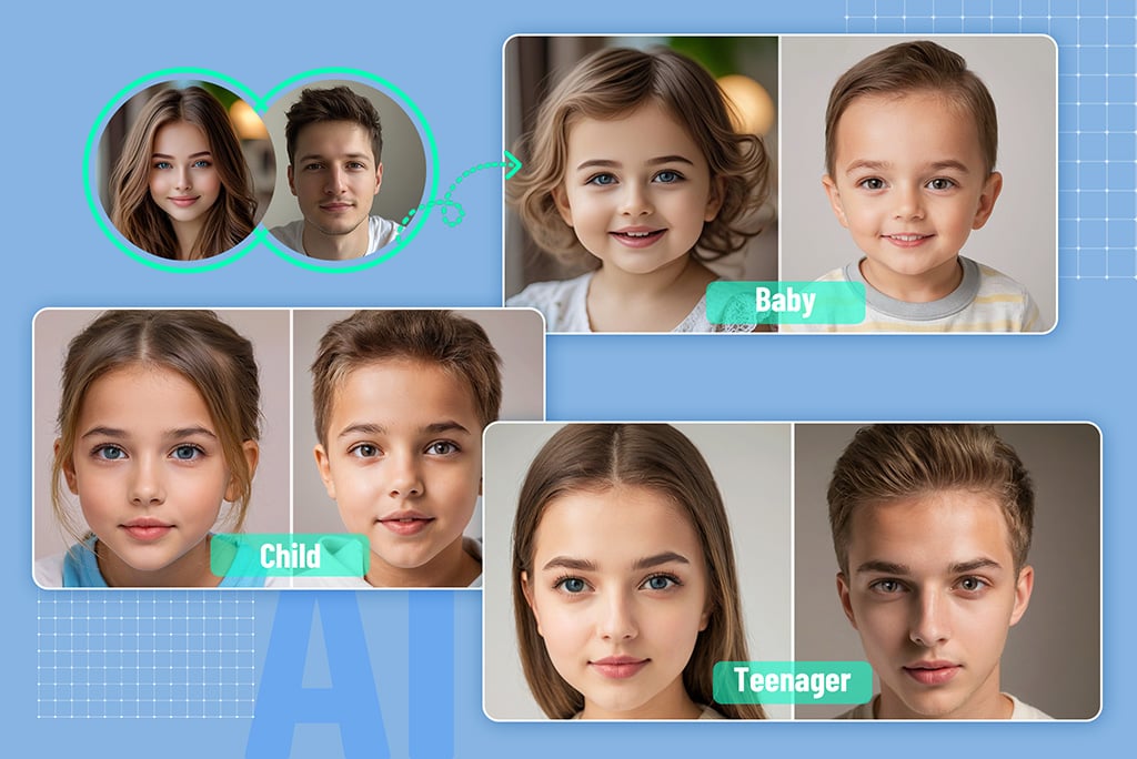 Predict Your Future Baby's Look at Every Stage: Toddler, Child, and Teen