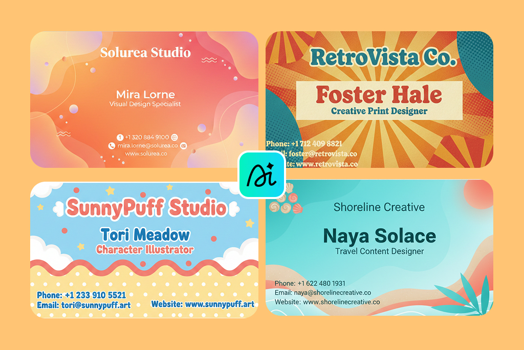 Instantly Generate Multiple Business Card Styles