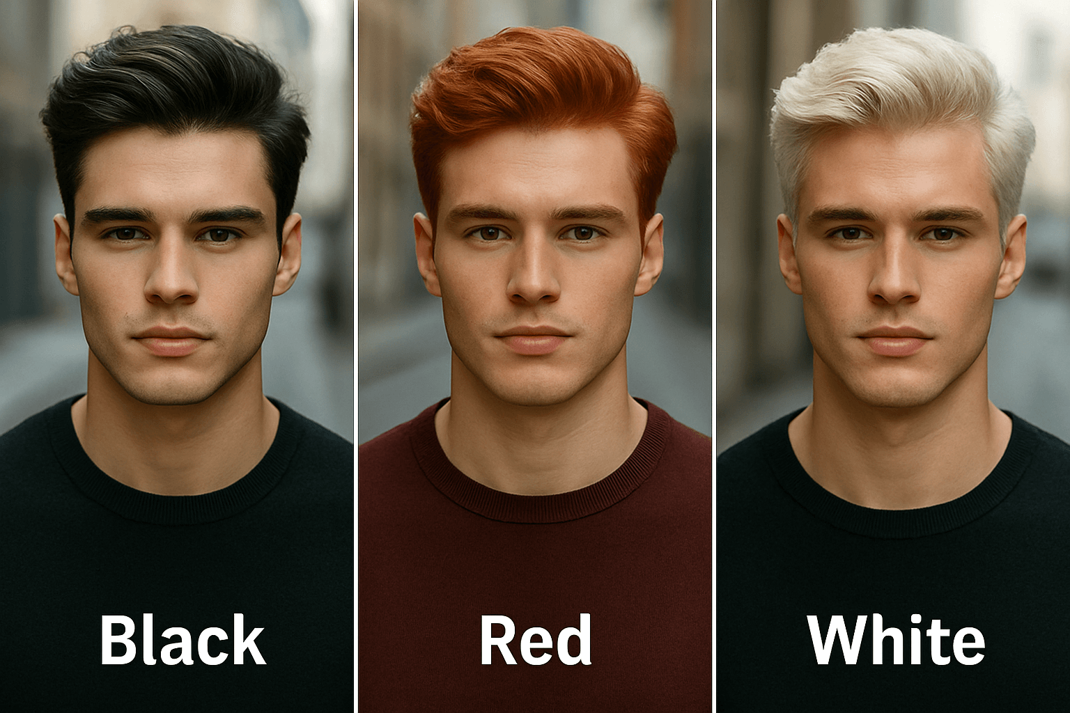 Not Restricted to Blonde Hair Colors, Try Black, Red & More