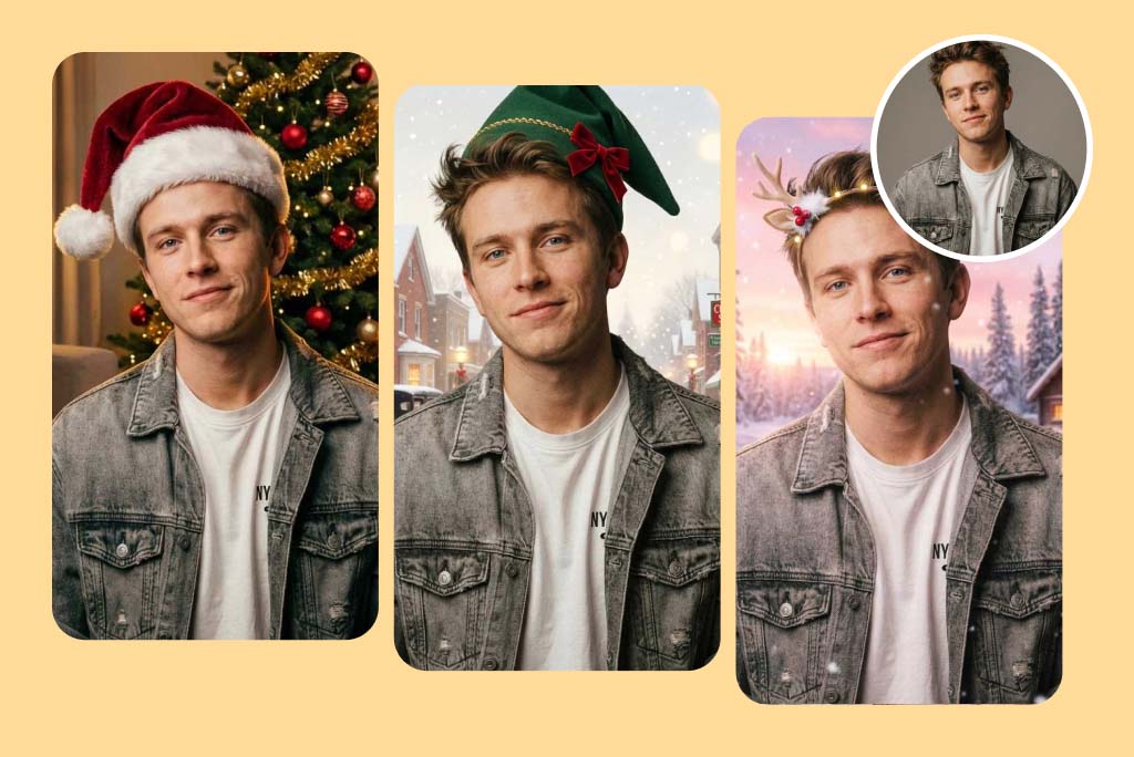 Personalize Your Own Christmas Photo Background Personalize Your Own Christmas Photo Background