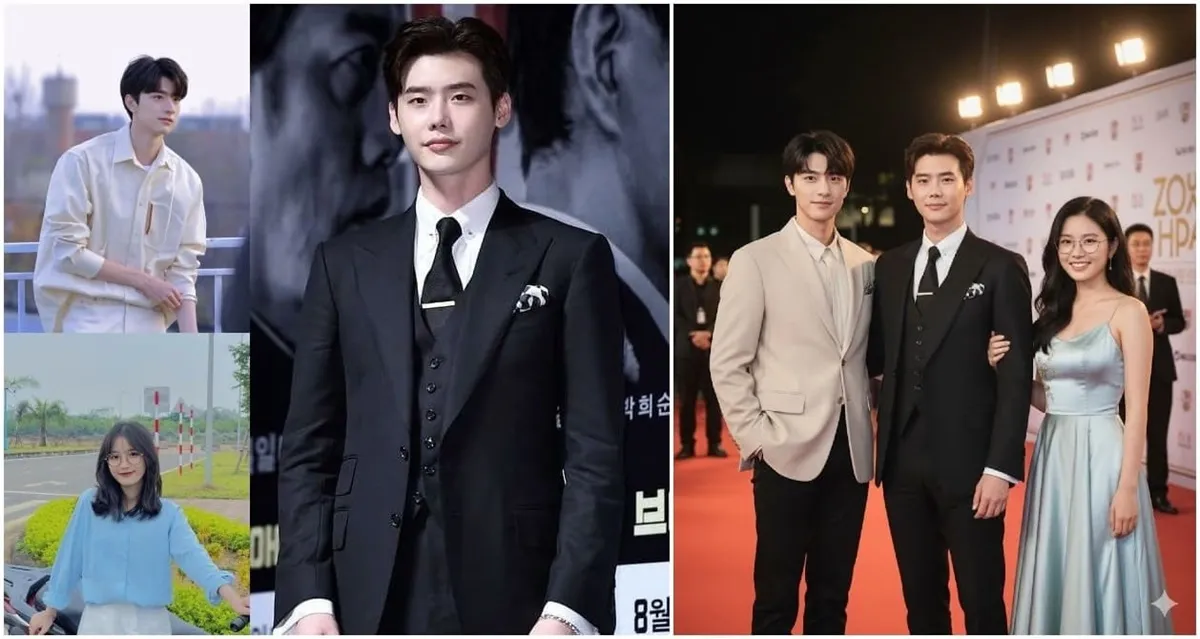 Generate a fun celebrity AI group photo using the AI group photo generator to blend characters seamlessly.