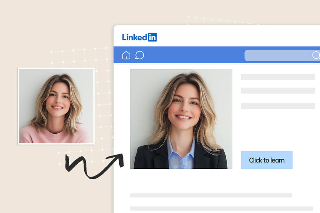 Create a Professional LinkedIn Profile Picture for Free