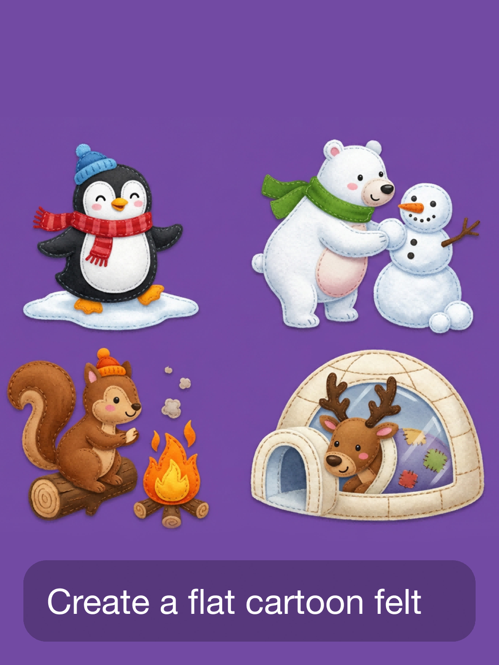 Minh họa vải nỉ