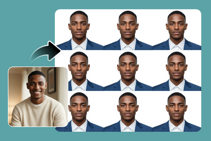 Edit and Change Passport Suit with AI Edit and Change Passport Suit with AI