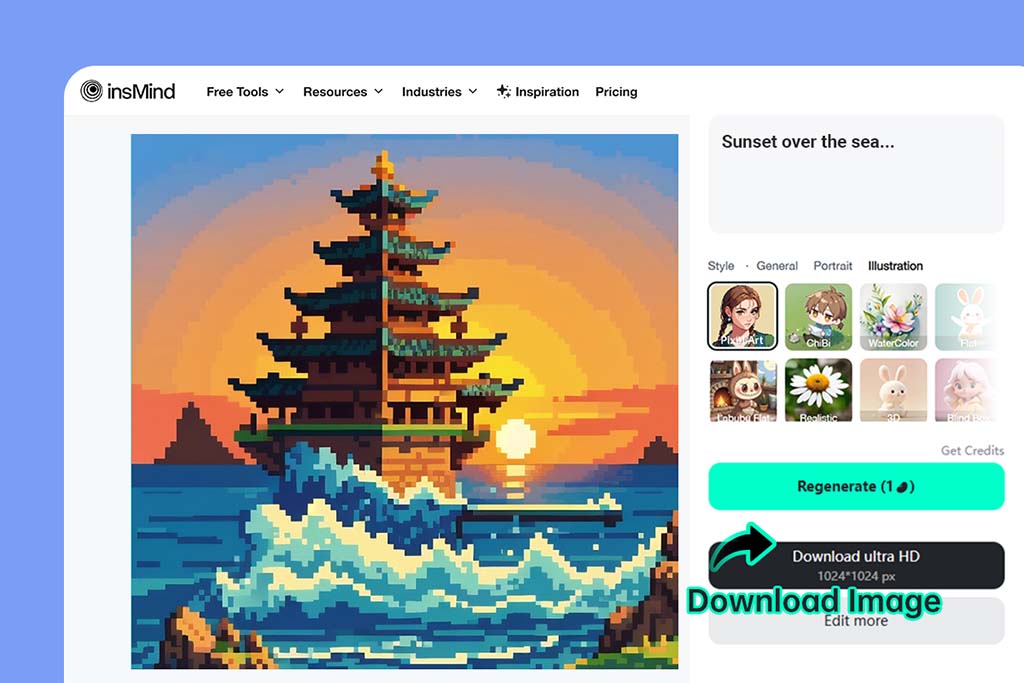 Step 4: Download and share your scene