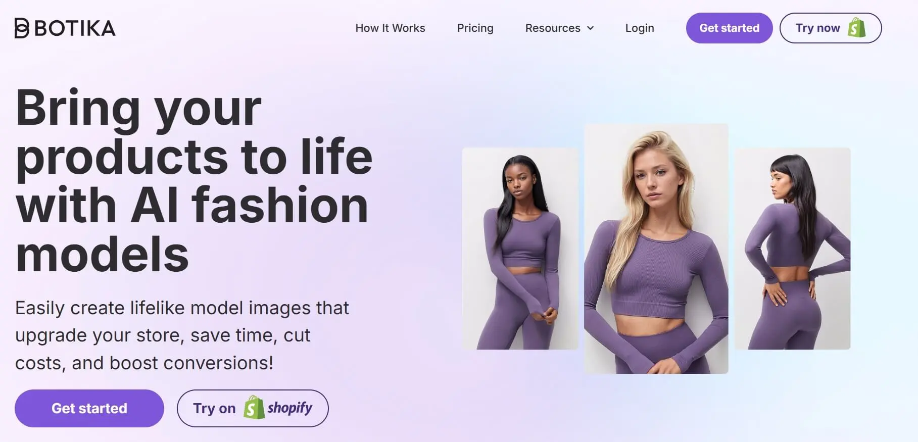 botika io ai clothing model generator