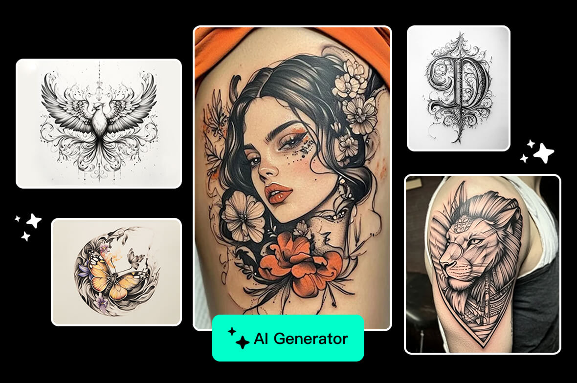 Generatore di Tatuaggi AI: Crea Tatuaggi Online Gratis