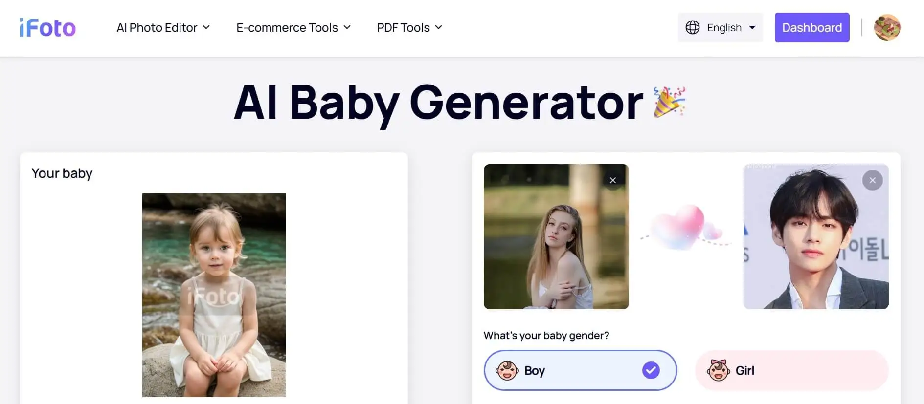  ifoto baby generator 
