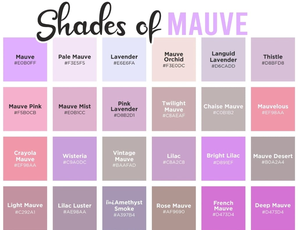 what color is mauve 