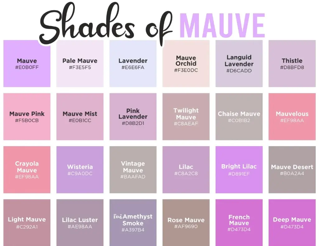 what color is mauve 