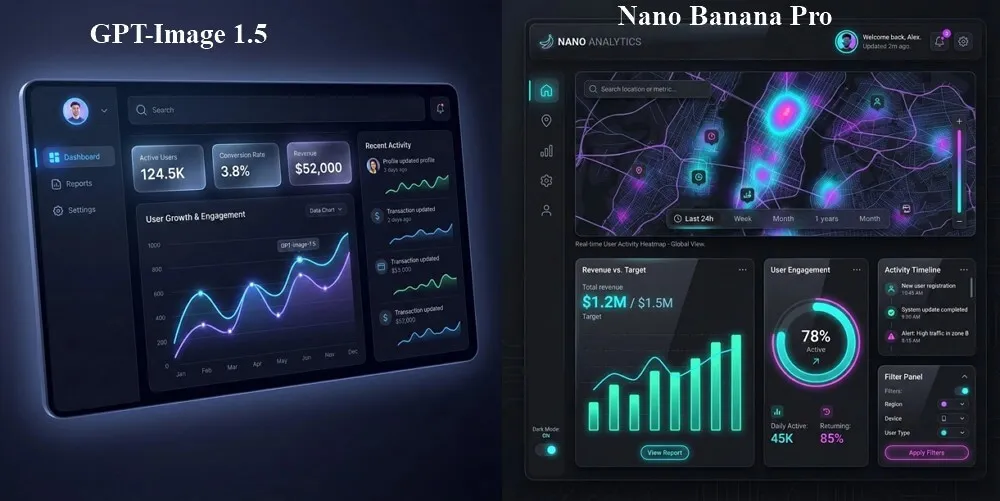 Nano Banana Pro vs GPT Image 1.5 in brainstorming design Nano Banana Pro vs GPT Image 1.5 in brainstorming design