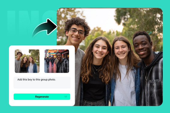 Add Person to Photo with AI Add Person to Photo with AI