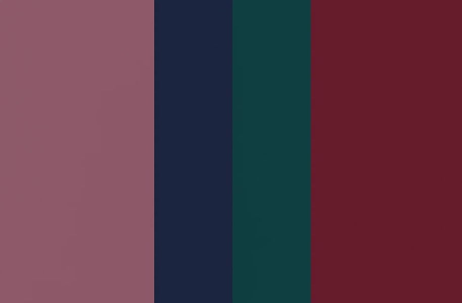 rich vibe with mauve combinations