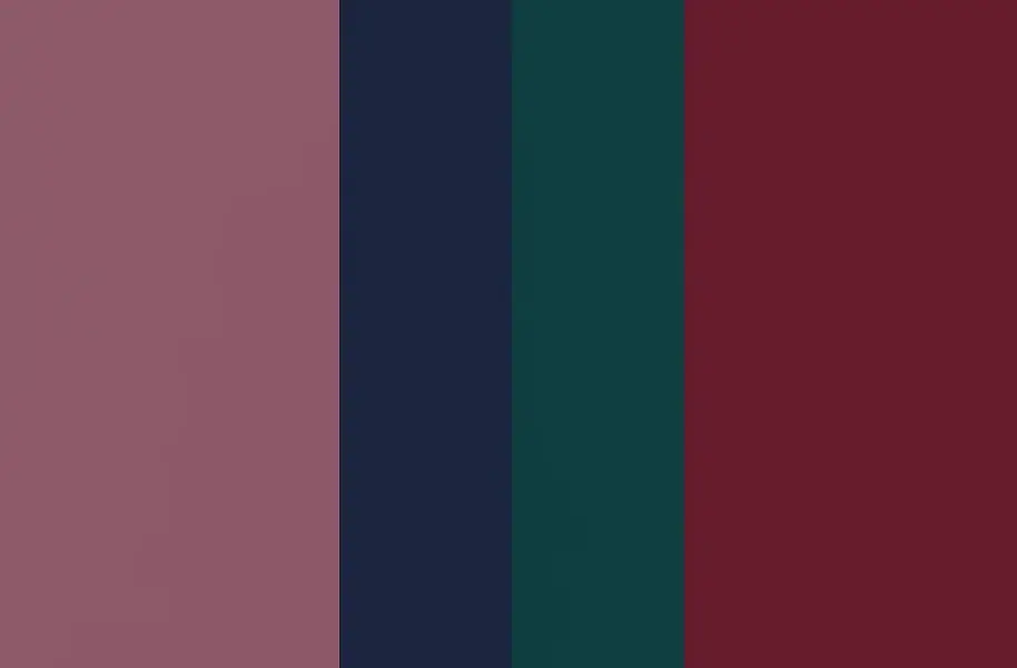 rich vibe with mauve combinations