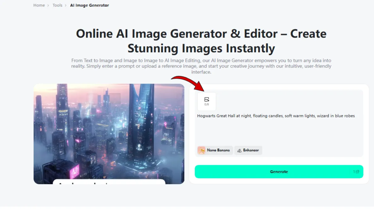 harry potter ai generator preview