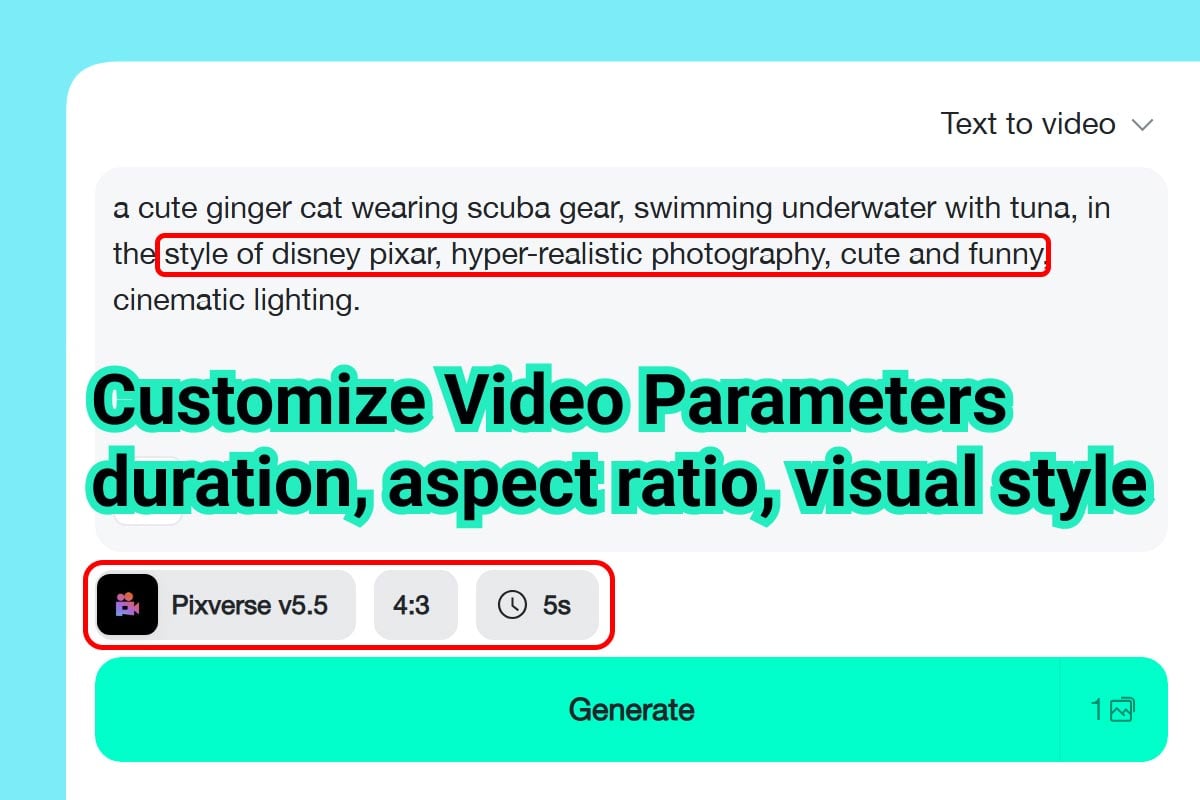 Step 3: Customize Video Parameters