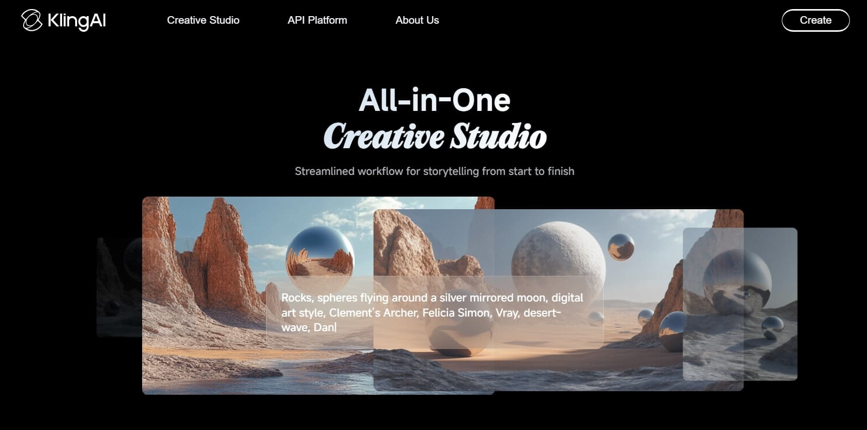 Kling AI Main Interface
