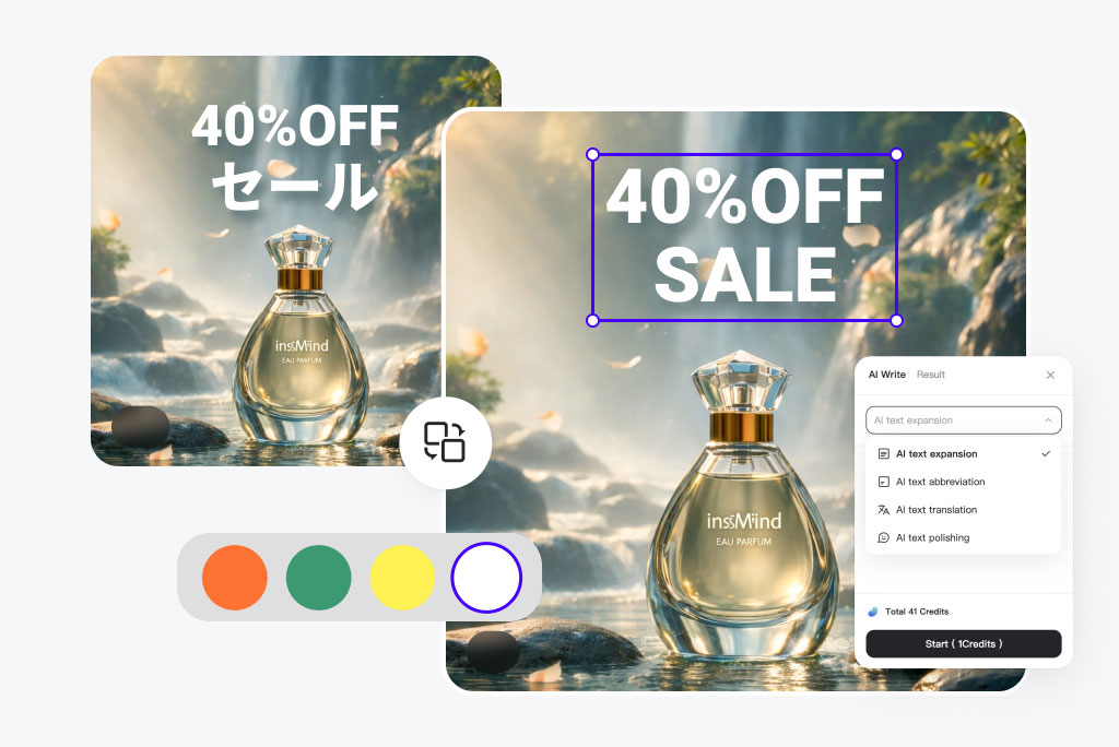 Edit and Refine Translated Text in Images with AI