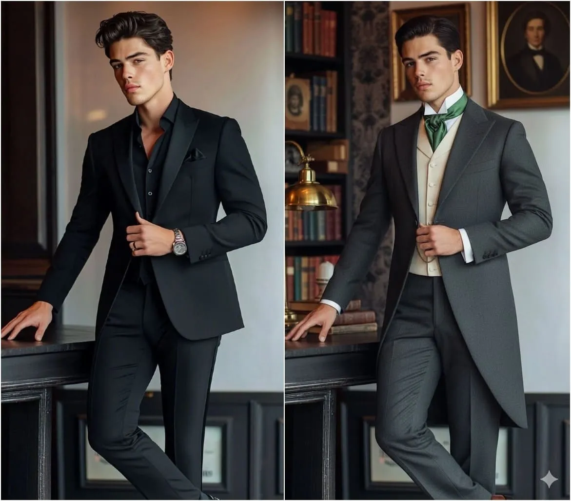 An image of an old 1950s businessman generated by insMind