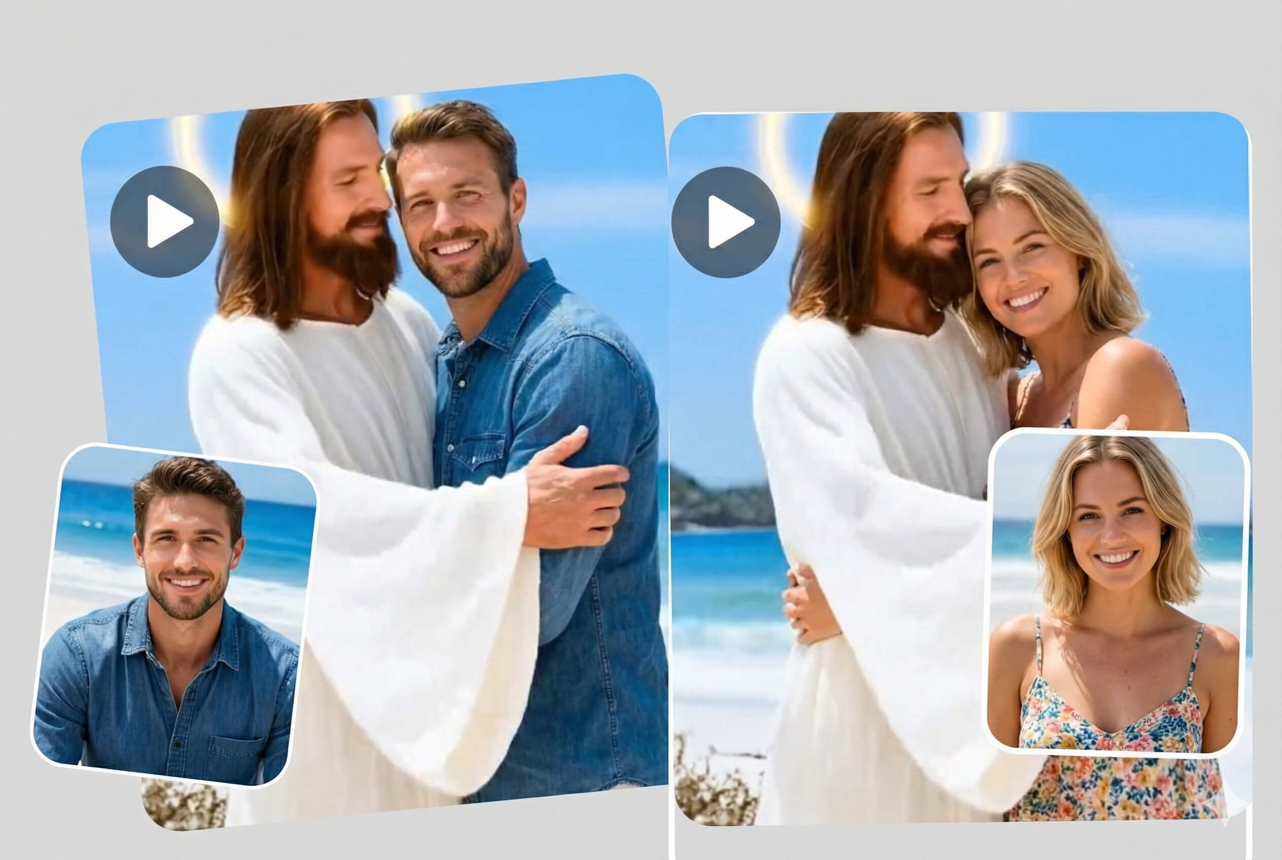 Create a Gentle Jesus Hug From a Single Photo