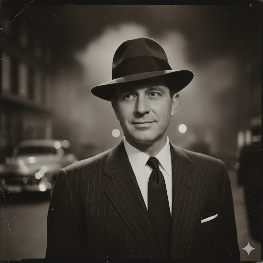 old portrait of classical gentleman