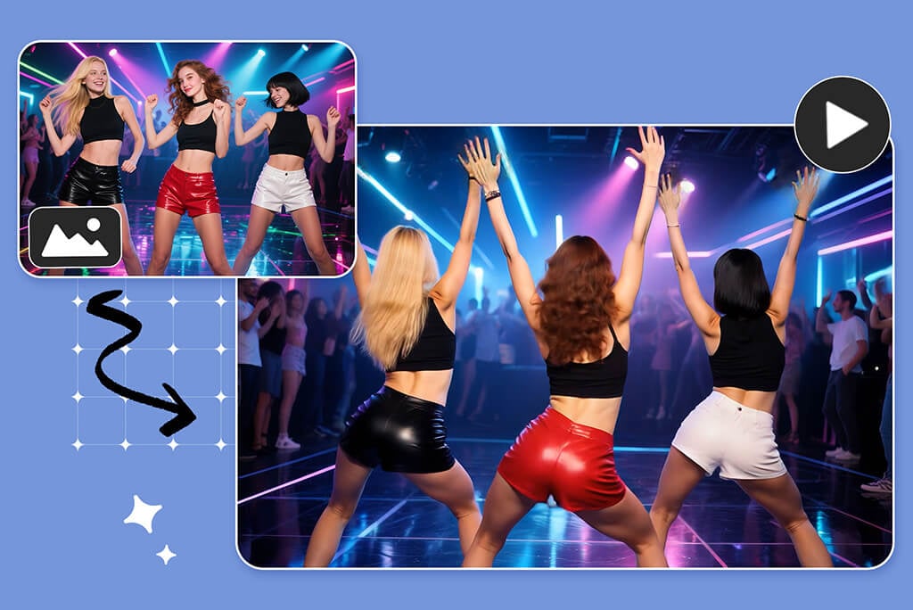 Create Group AI Twerk Dances from One Photo
