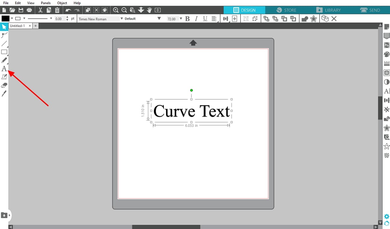 Begin to Use Silhouette Studios to Generate a curve text - How to Curve Text