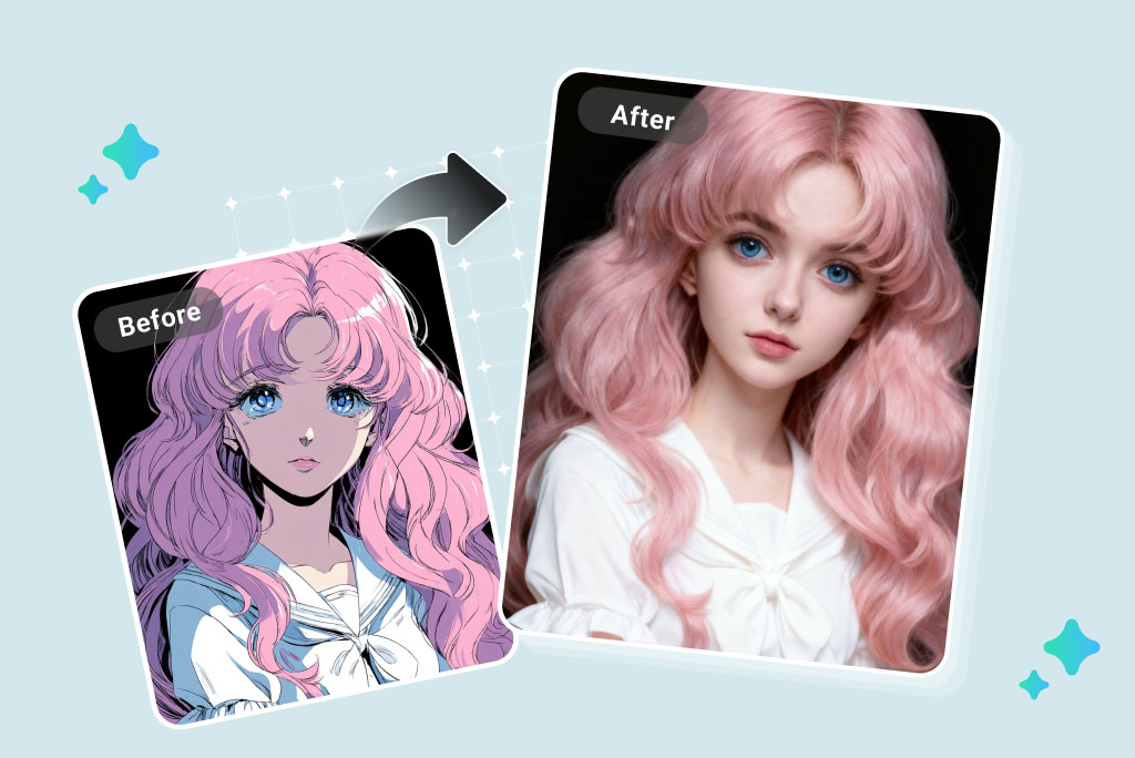 Convert Cartoons into Real-Life Photos with One Click Convert Cartoons into Real-Life Photos with One Click