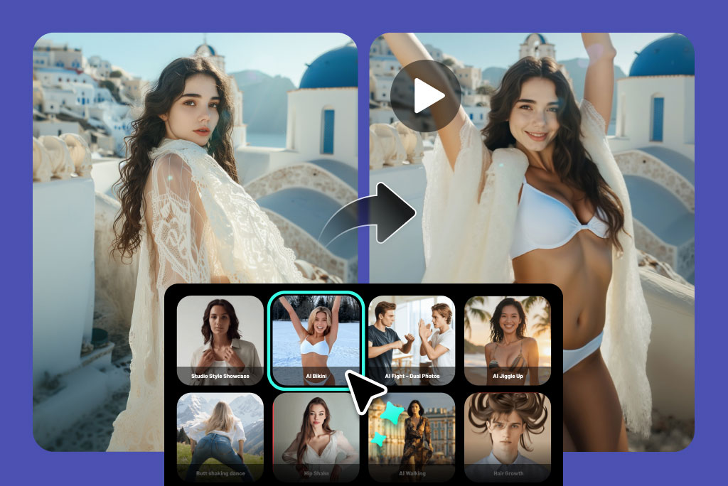 Choose Ready-Made Animations in One Click
