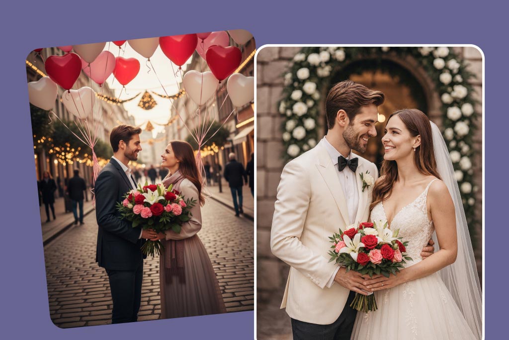 Multiple Couple Photo Scenes to Choose Multiple Couple Photo Scenes to Choose