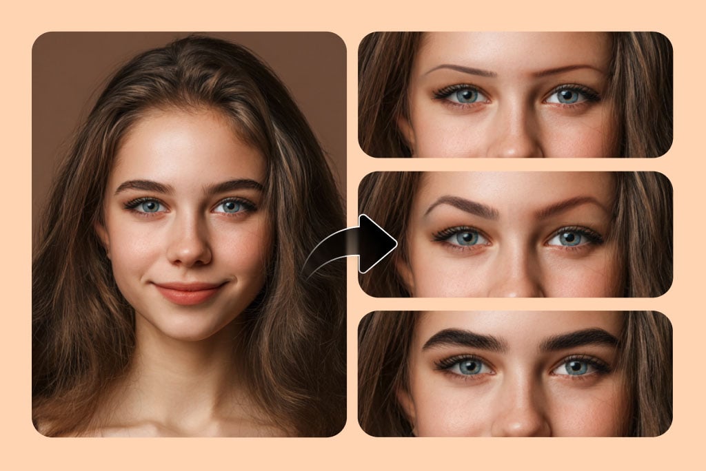 Transform Brow Shape & Thickness Instantly with AI