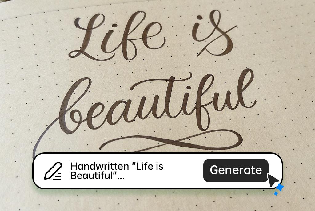Turn Any Text into Realistic Handwriting with AI Handwritten Font Generator