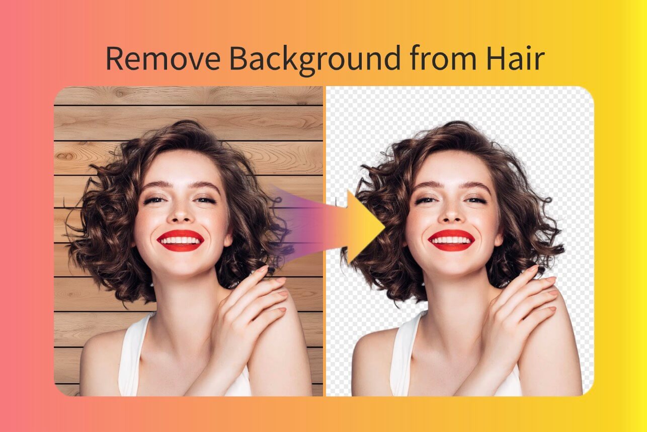 How to Remove Background from Hair in 2 Ways