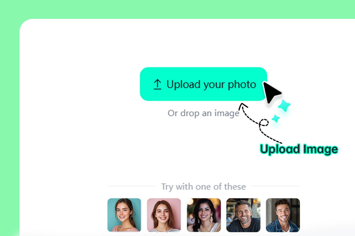 Step 1: Upload a clear photo