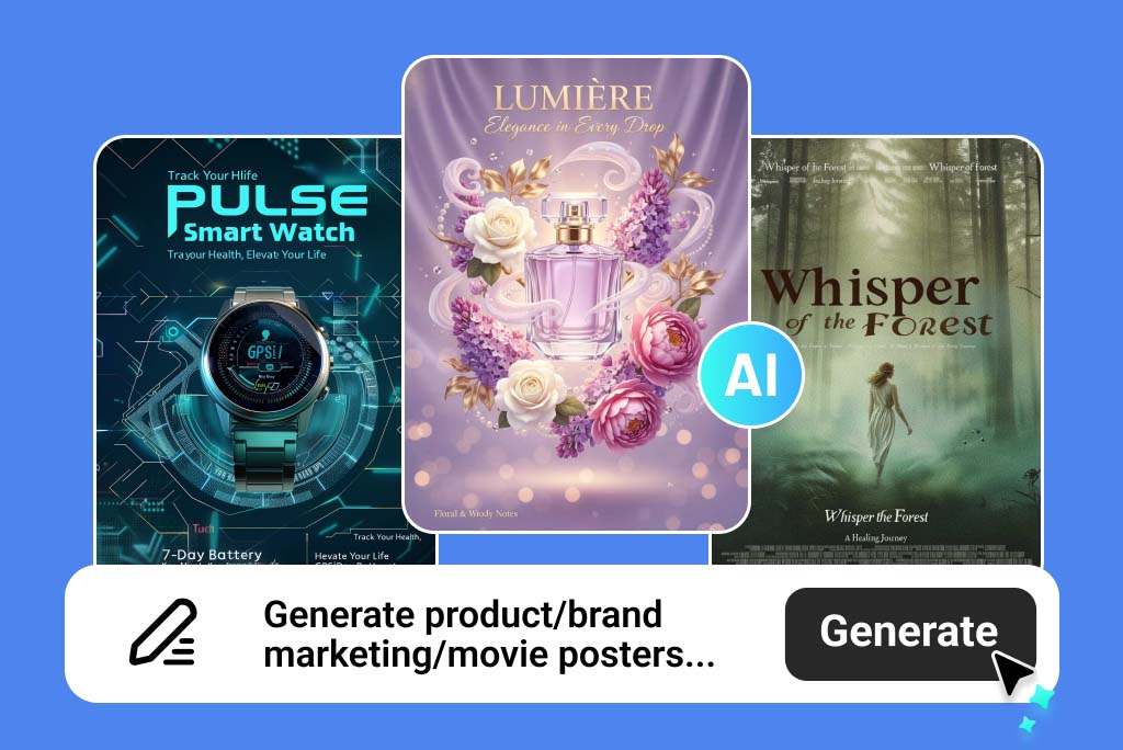 AI Poster Generator: Design Stunning Posters in Seconds AI Poster Generator: Design Stunning Posters in Seconds