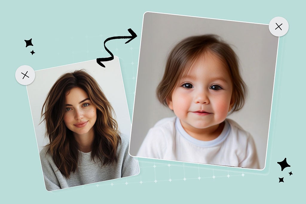 Generate Baby Versions of Yourself in 1 Click